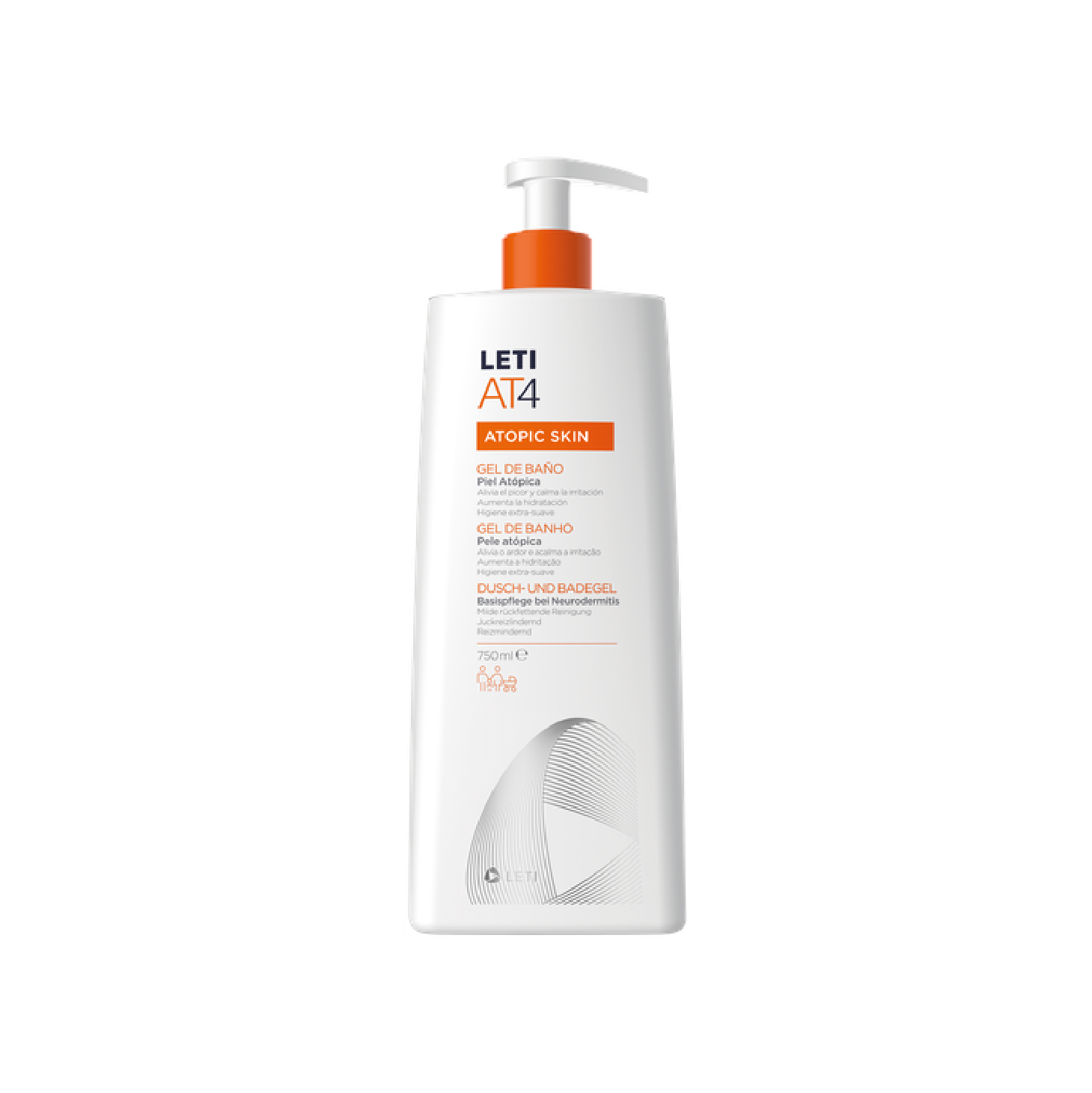 LetiAT4 Gel de Ducha Dermogordo 750ml