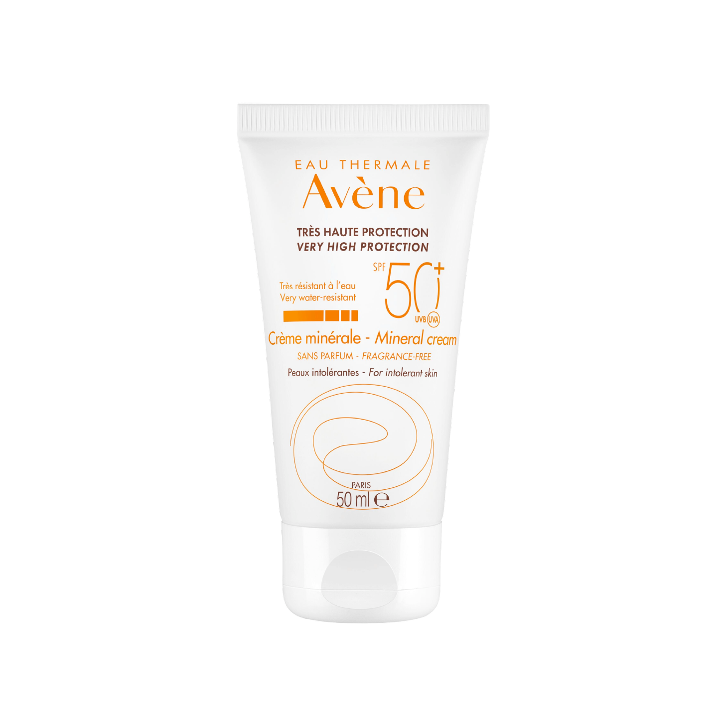 Avène Solar Creme Mineral SPF50+ Incolor 50ml