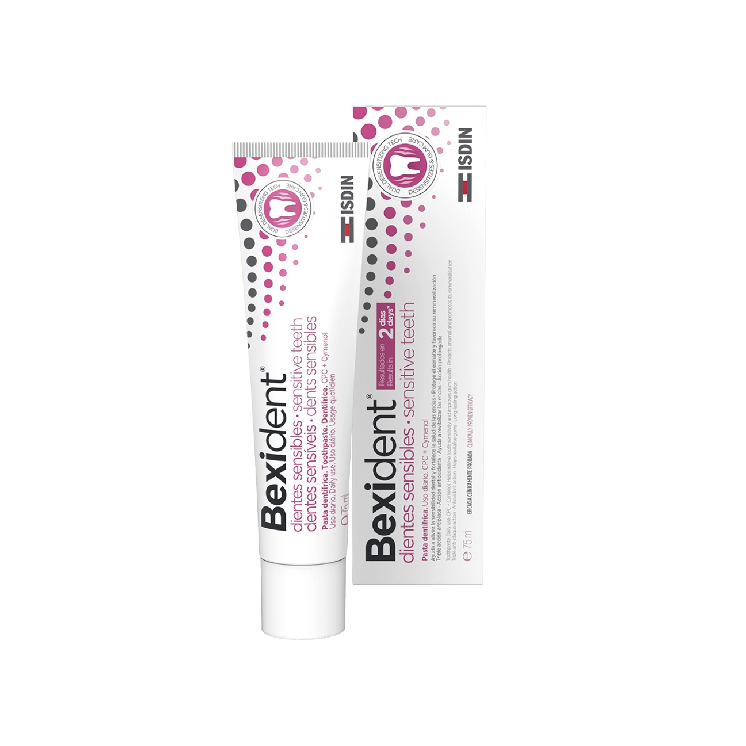 Isdin Bexident Dentes Sensíveis Pasta Dentífrica 75ml