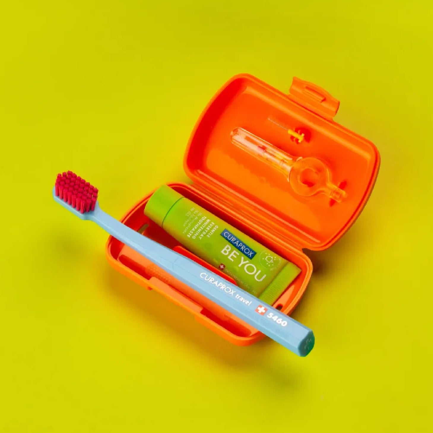 Curaprox Kit de Viagem Explorer Laranja