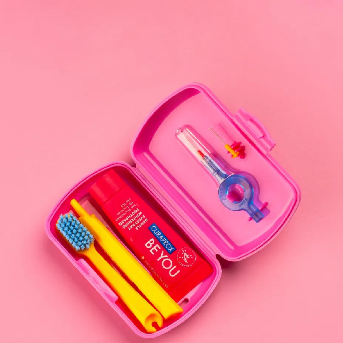 Curaprox Kit de Viagem Challenger Rosa Cl