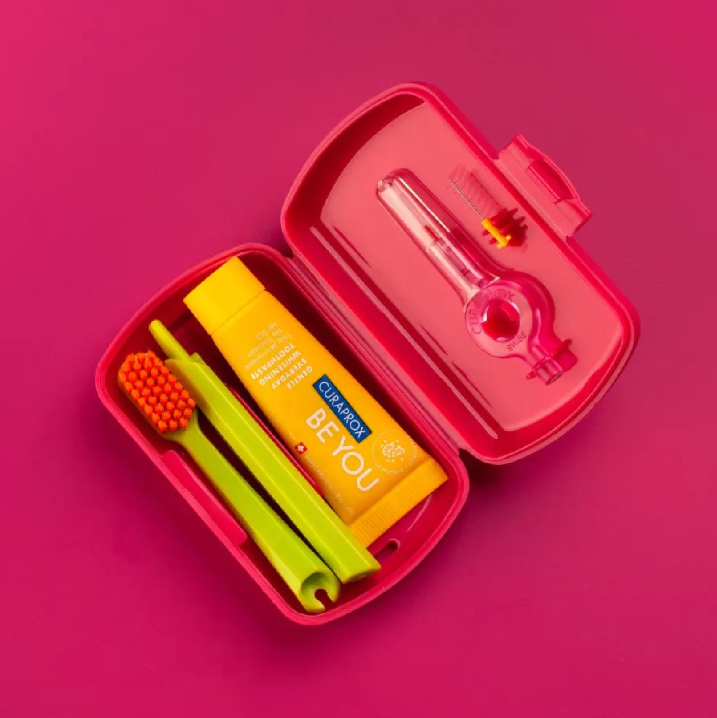 Curaprox Kit de Viagem Rising Star Rosa Fort