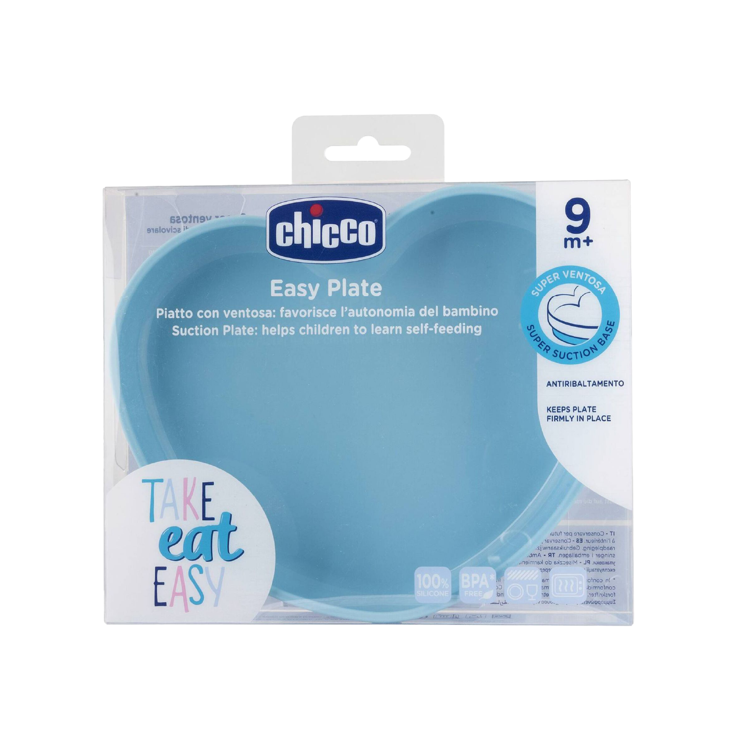 Chicco Easy Plate Prato Azul +9 Meses