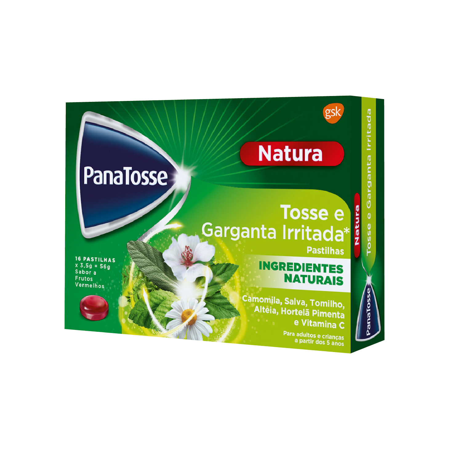 PanaTosse Natura 16 Pastilhas