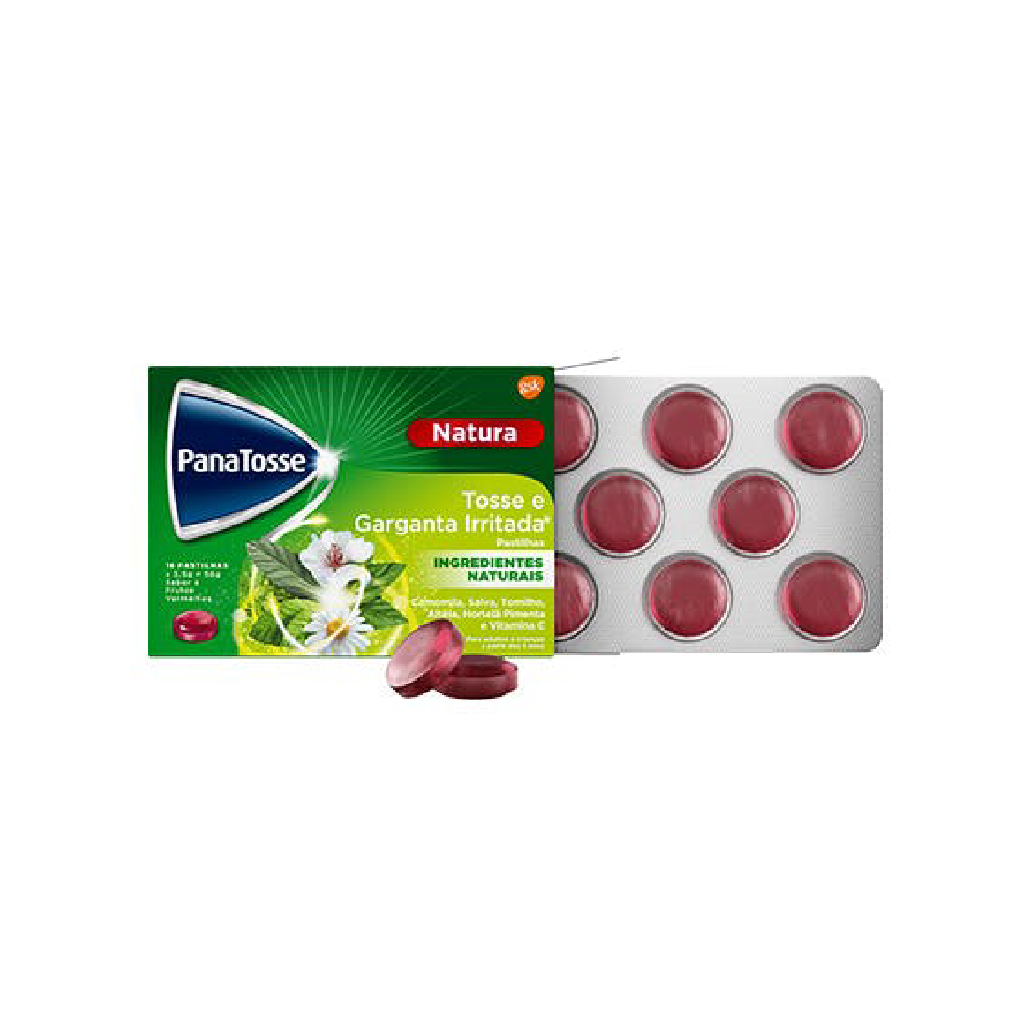 PanaTosse Natura 16 Pastilhas