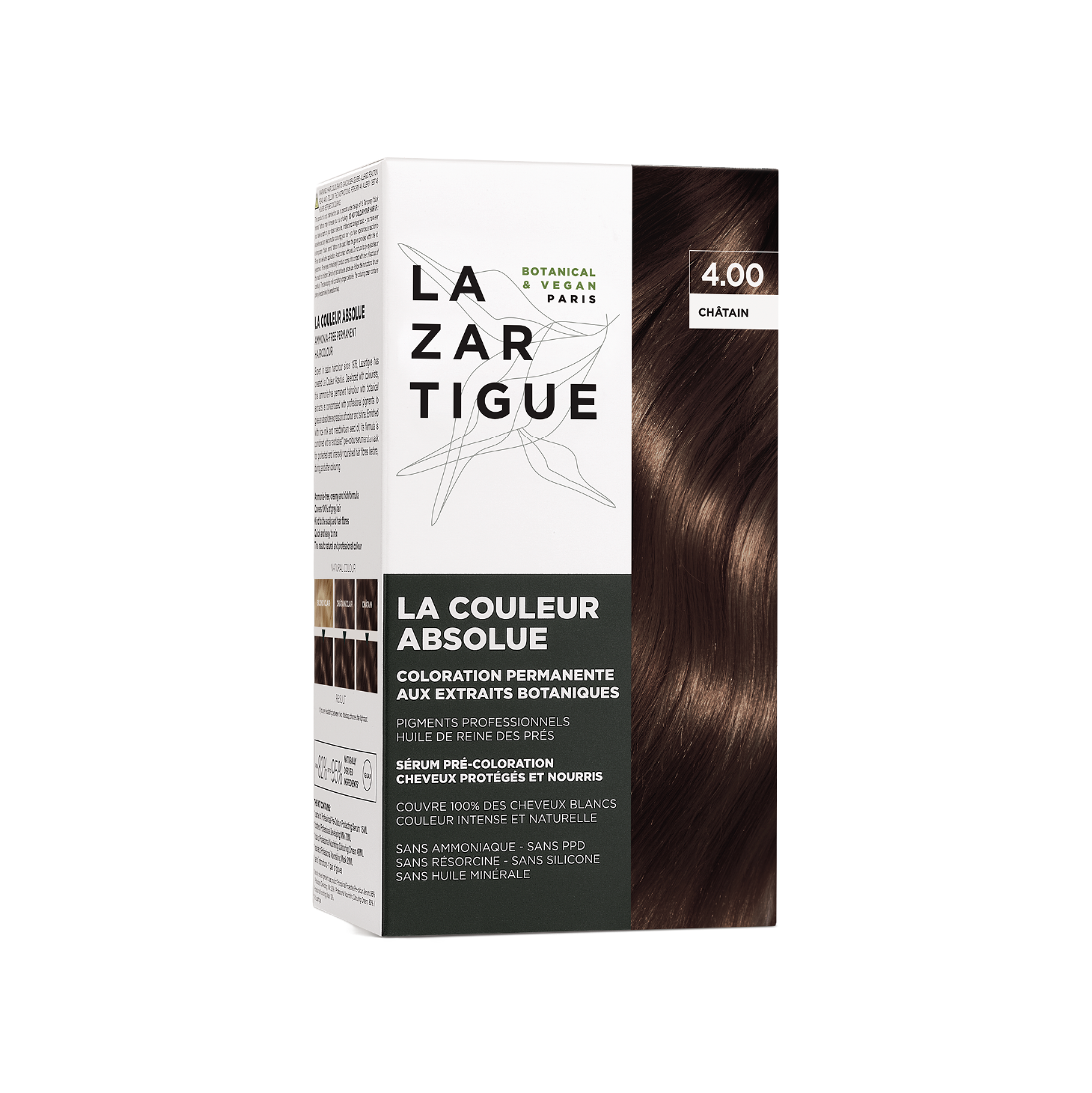 Lazartigue Coloração Permanente 4.00 - Castanho