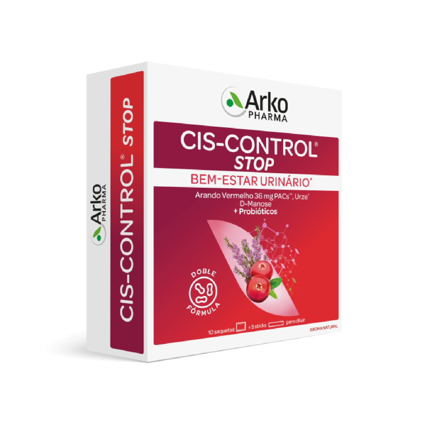 Cis-Control Stop 10 Saquetas + 5 Sticks