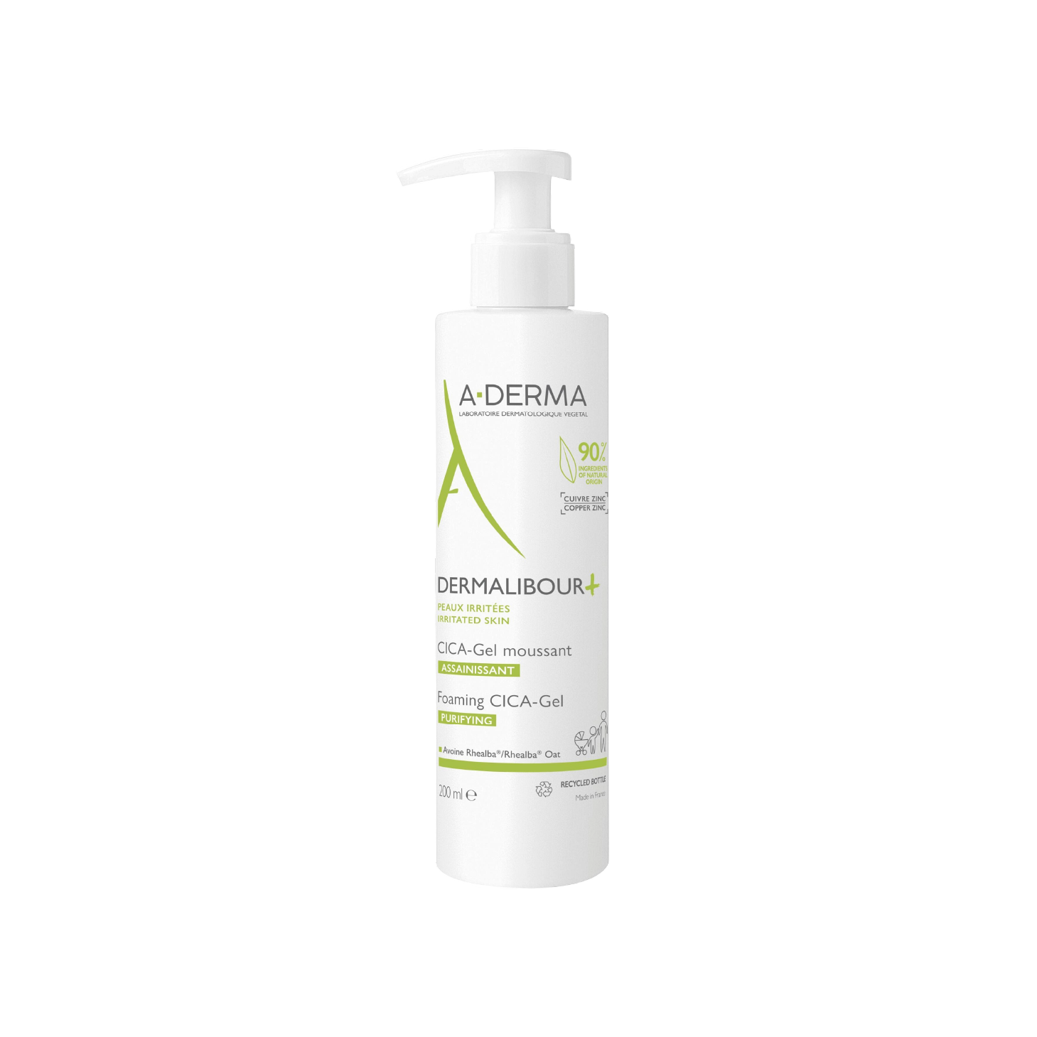 A-Derma Dermalibour+ Cica Gel Espuma Purificante 200ml