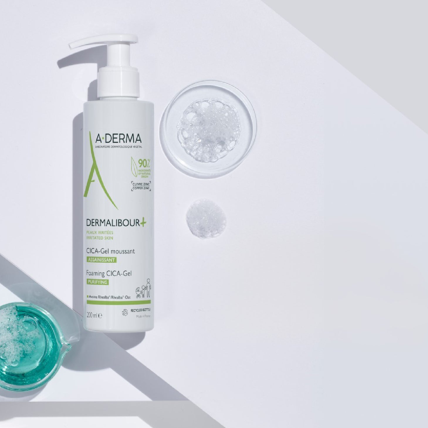 A-Derma Dermalibour+ Cica Gel Espuma Purificante 200ml