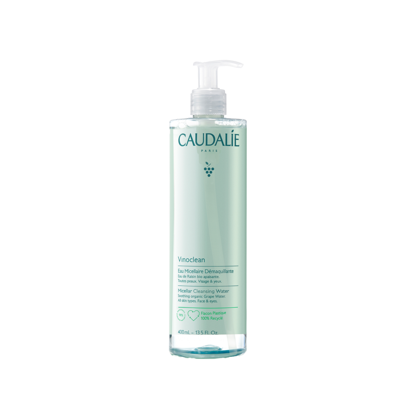 Caudalie Vinoclean Água Micelar Desmaquilhante 400ml