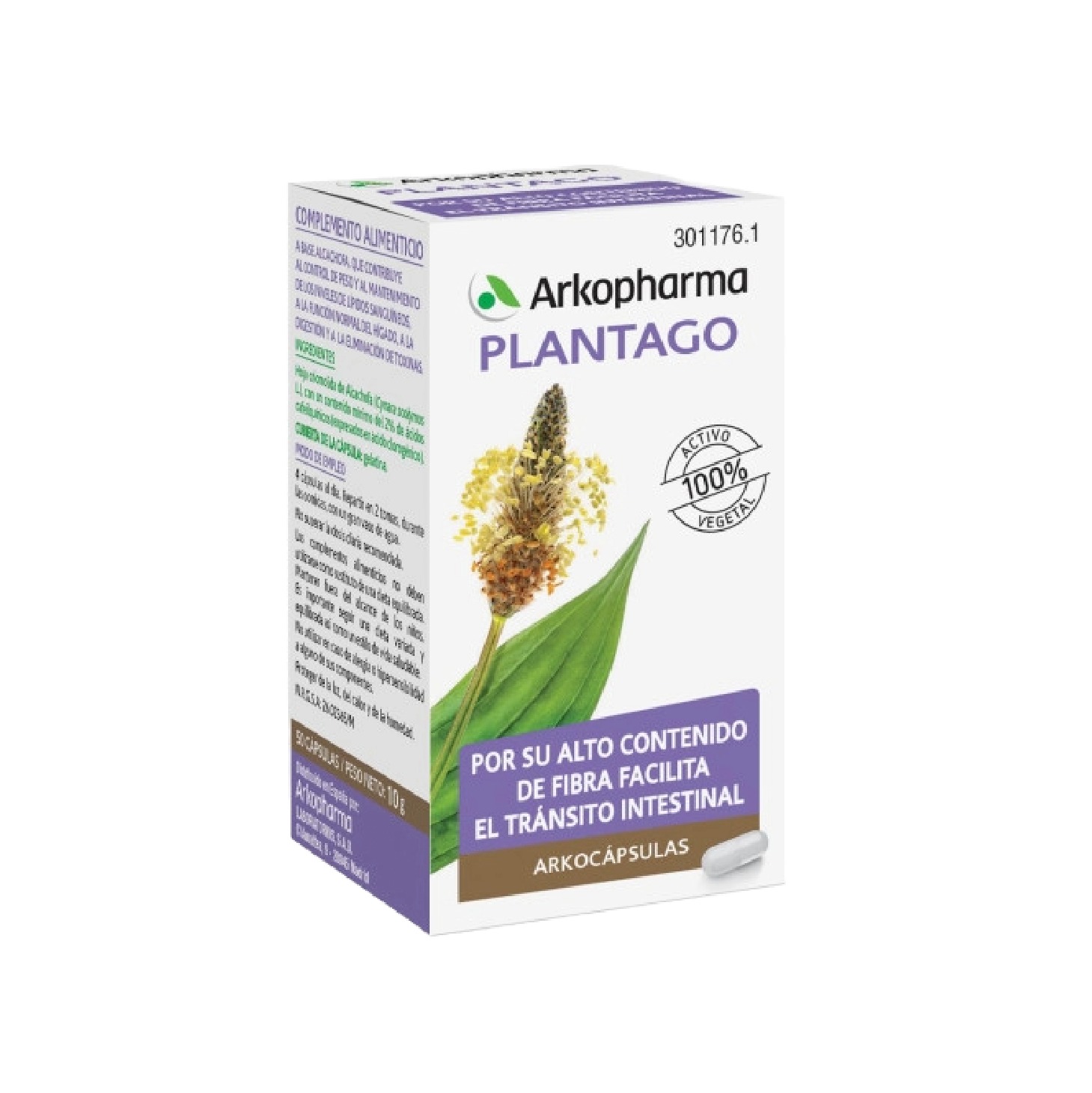 Arkocápsulas Plantago Bio 45 Cápsulas