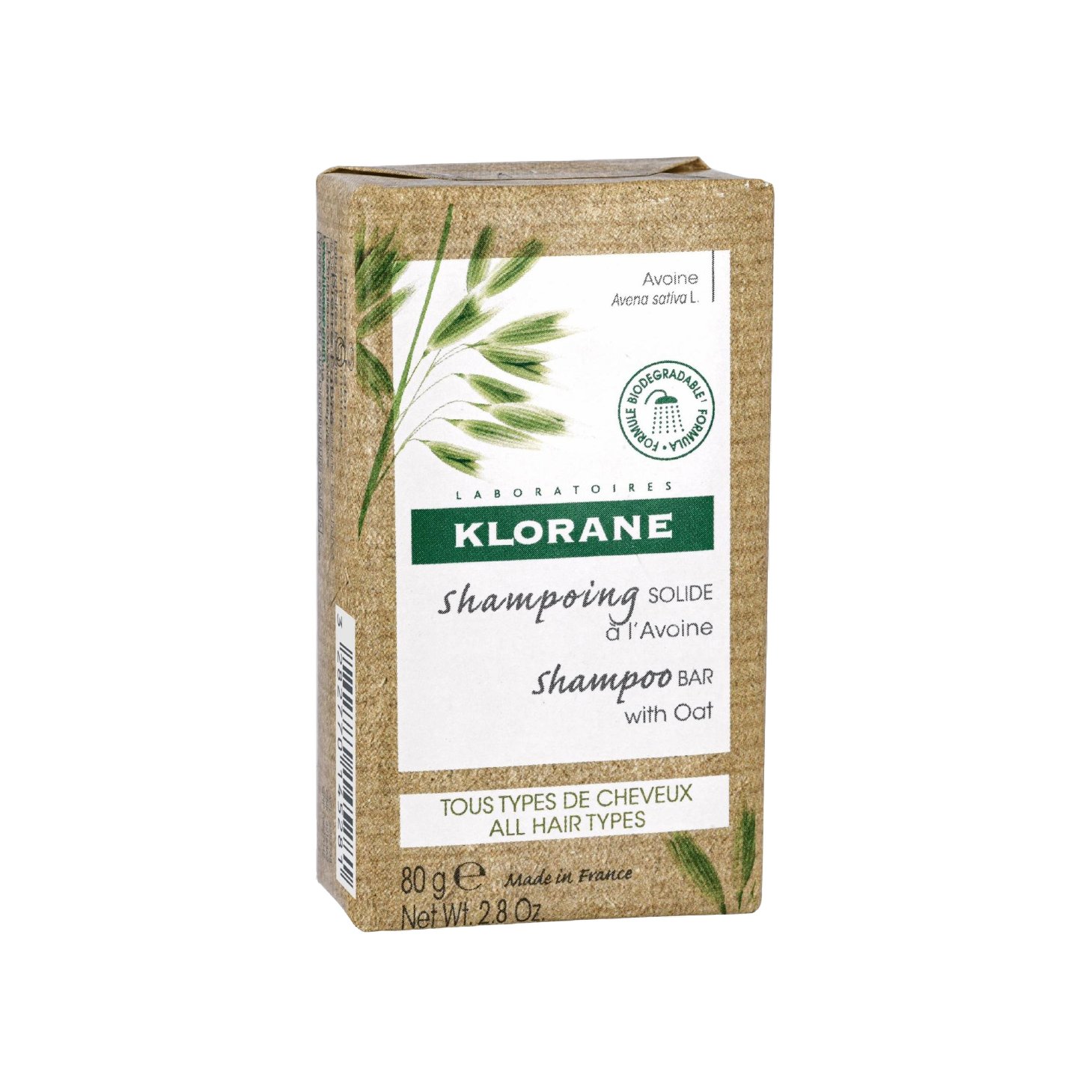 Champú sólido de avena Klorane 80 g