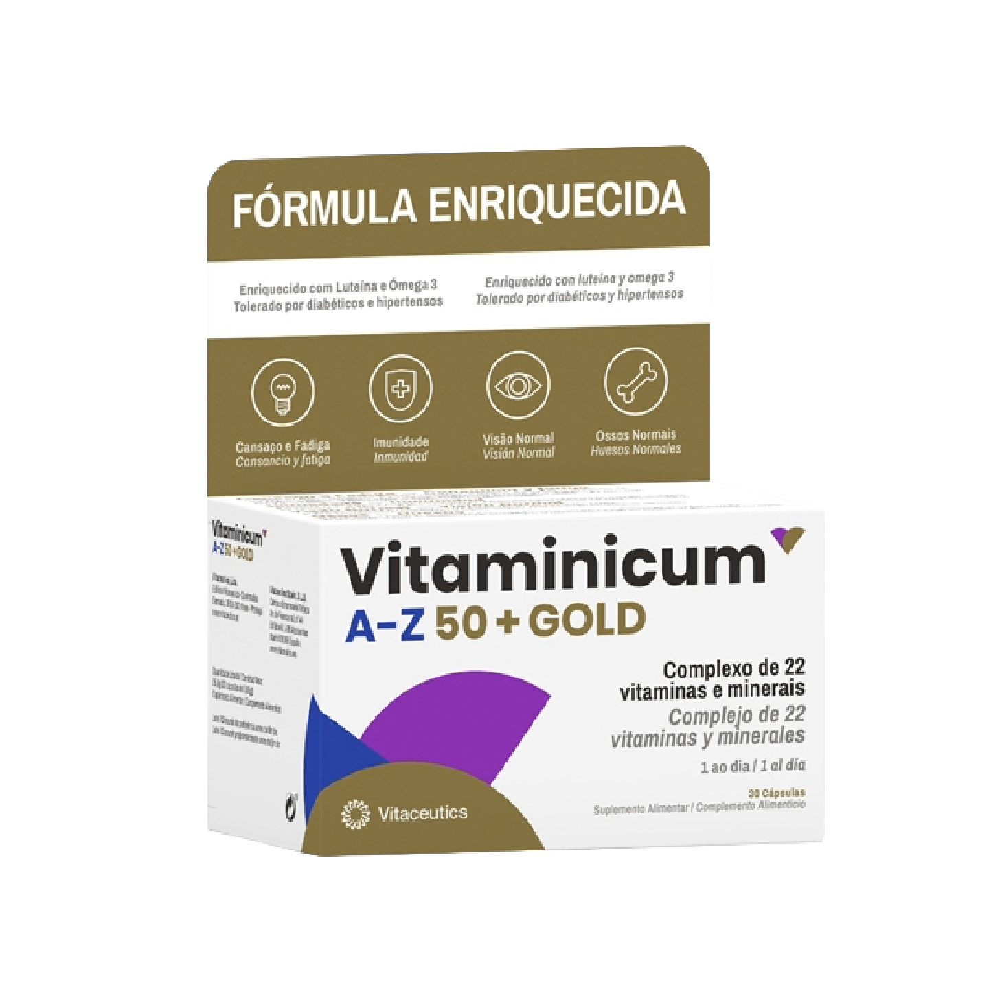 Vitaminicum A-Z 50+ Gold 30 Cápsulas