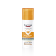 Eucerin Sun Oil Control Tinted Gel-Creme Toque Seco Médio SPF50+ 50ml