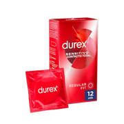 Durex Sensitivo Contacto Total 12 Preservativos
