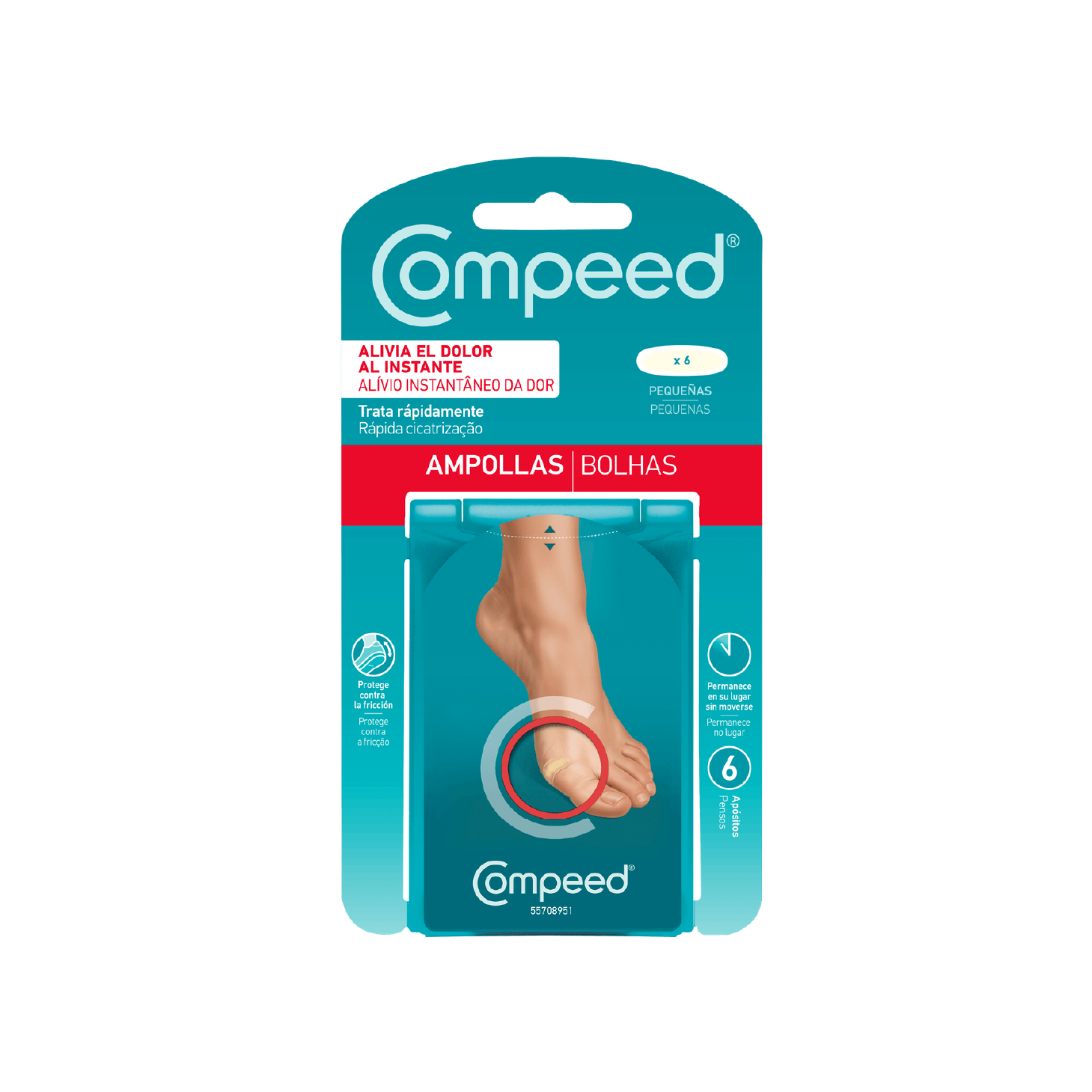 Compeed Pensos Bolhas Pequenas 6 Unidades