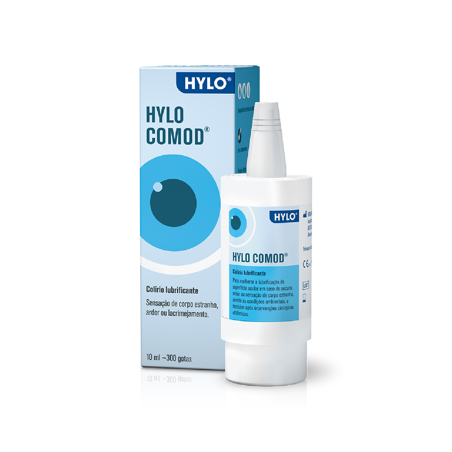 Gotas lubricantes para los ojos Hylo Comod 10 ml