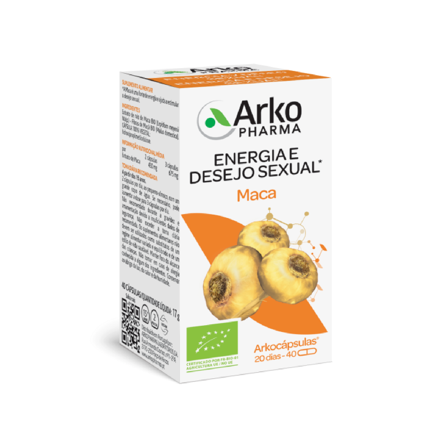 Arkocápsulas Maca Bio 40 Cápsulas