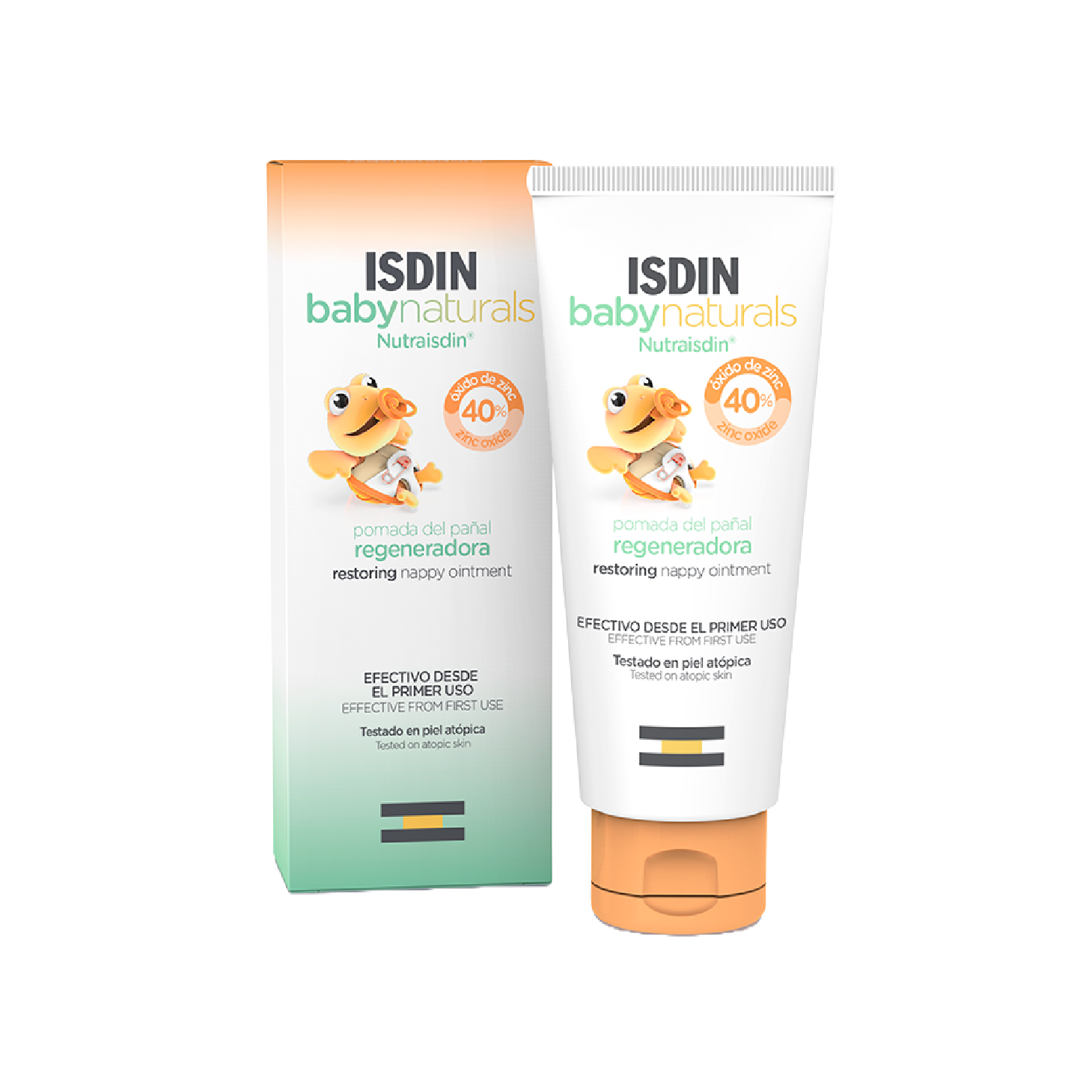 Isdin Baby Naturals Zn40 Pomada Regeneradora Muda da Fralda 50ml