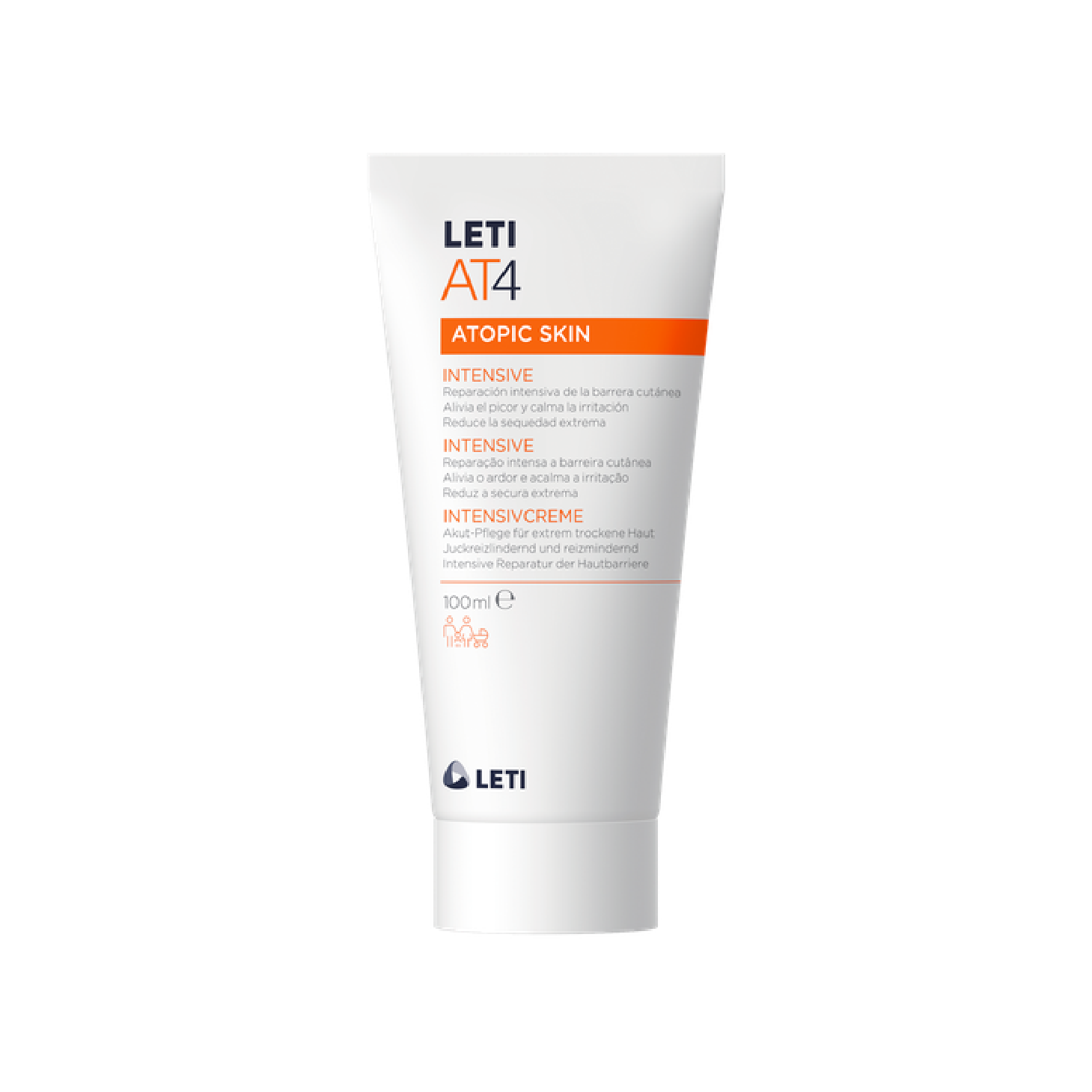 Crema emoliente intensiva LetiAT4 100 ml