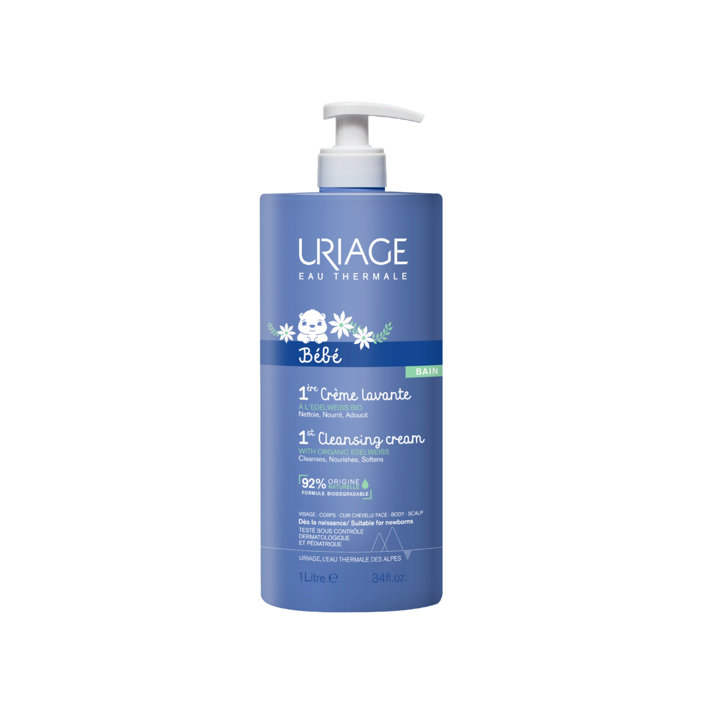 Uriage Bebé 1º Creme Lavante 1L
