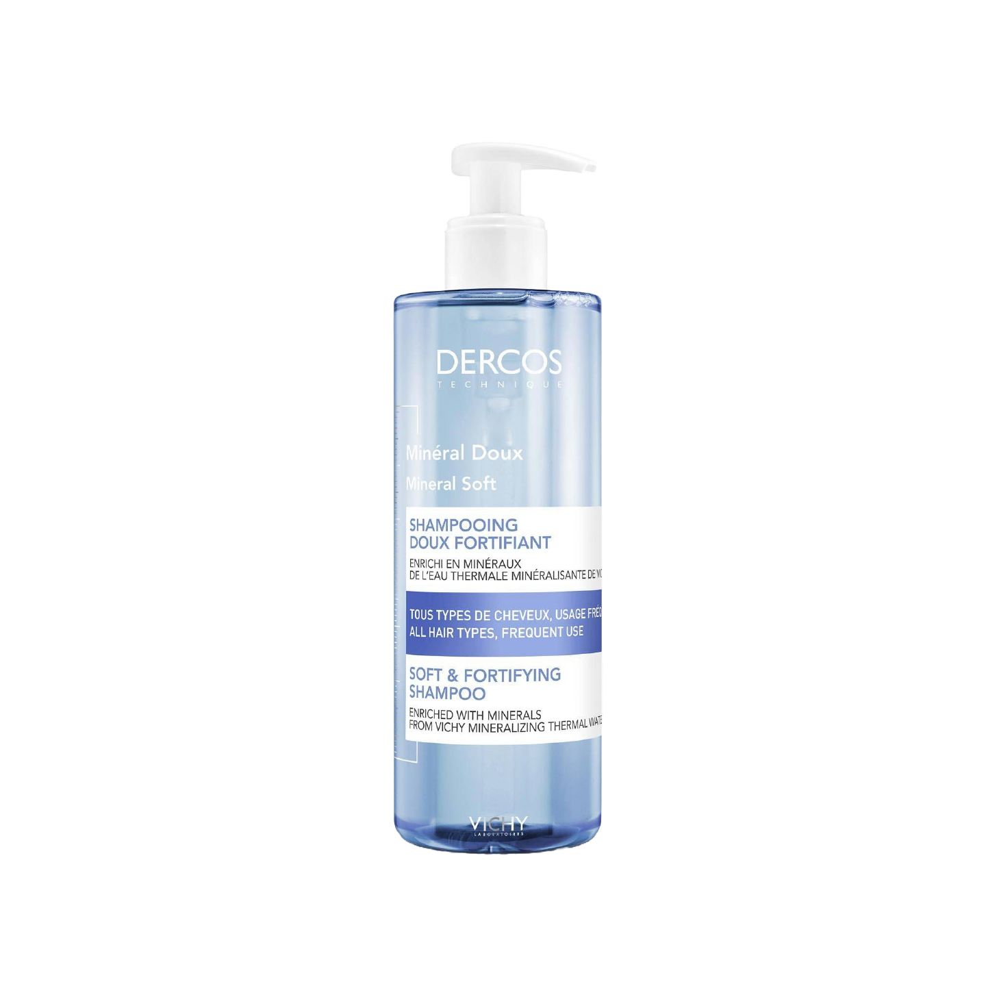 Vichy Dercos Mineral Suave Champô Uso Frequente 400ml