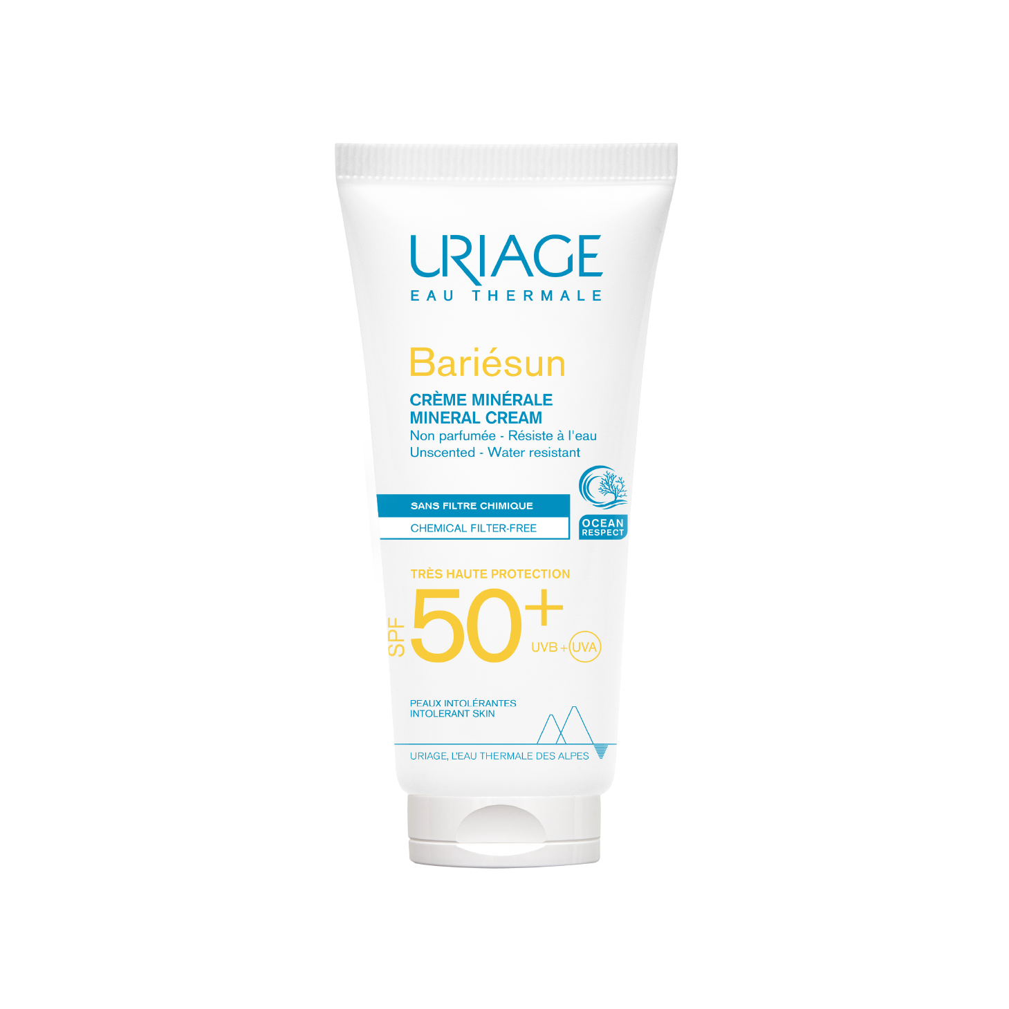 Uriage Bariésun Creme Mineral Sem Perfume SPF50+ 100ml