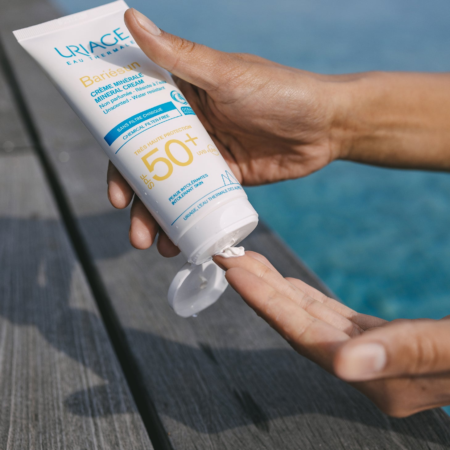 Uriage Bariésun Creme Mineral Sem Perfume SPF50+ 100ml