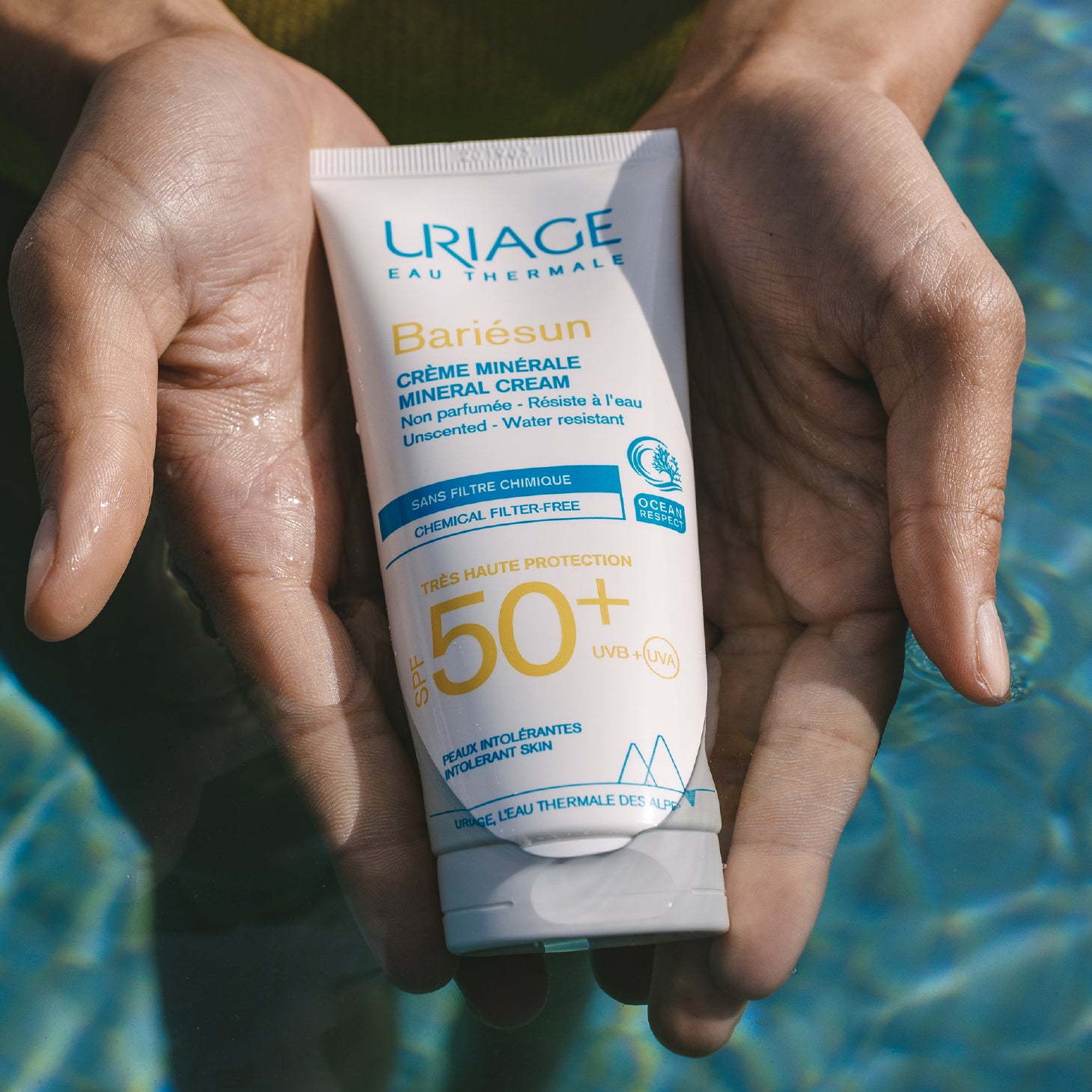 Uriage Bariésun Creme Mineral Sem Perfume SPF50+ 100ml