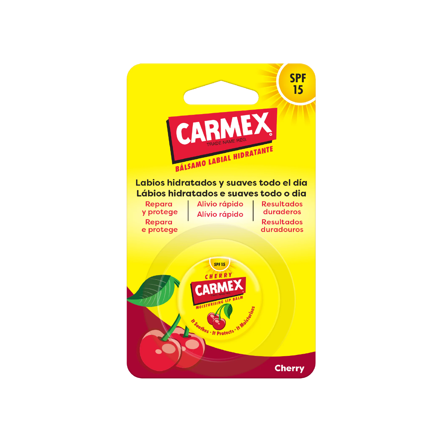 Carmex Boião Hidratante Labial SPF15 Cereja 7,5g