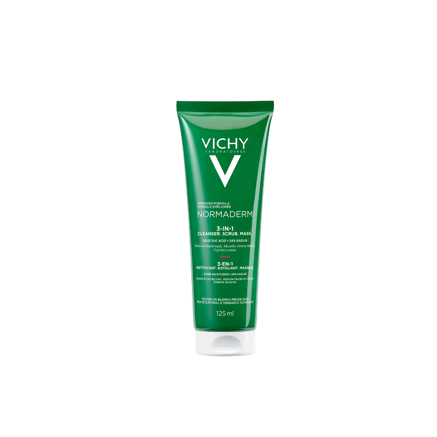 Vichy Normaderm Gel Esfoliante 3-em-1 125ml