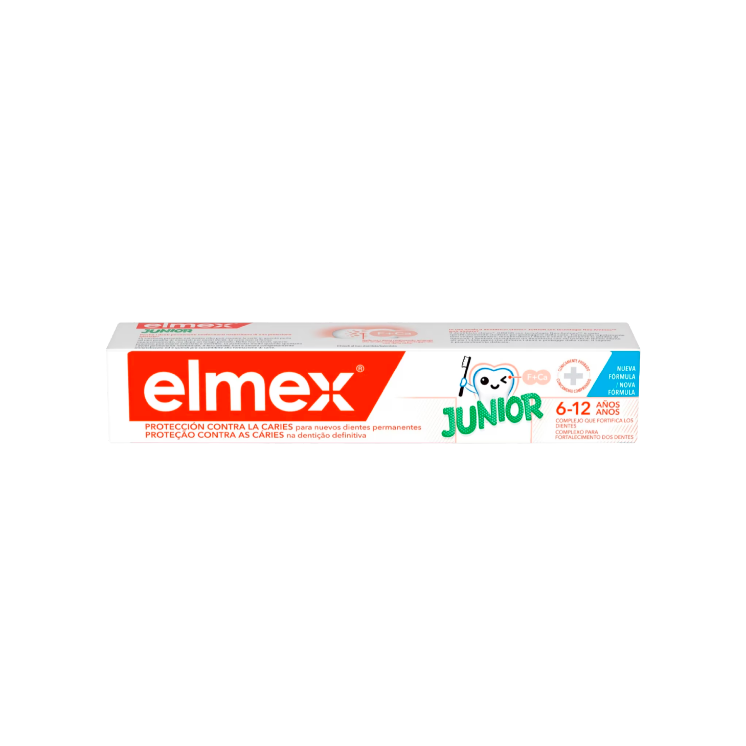 Elmex Júnior Pasta Dentífrica 6-12 Anos 75ml