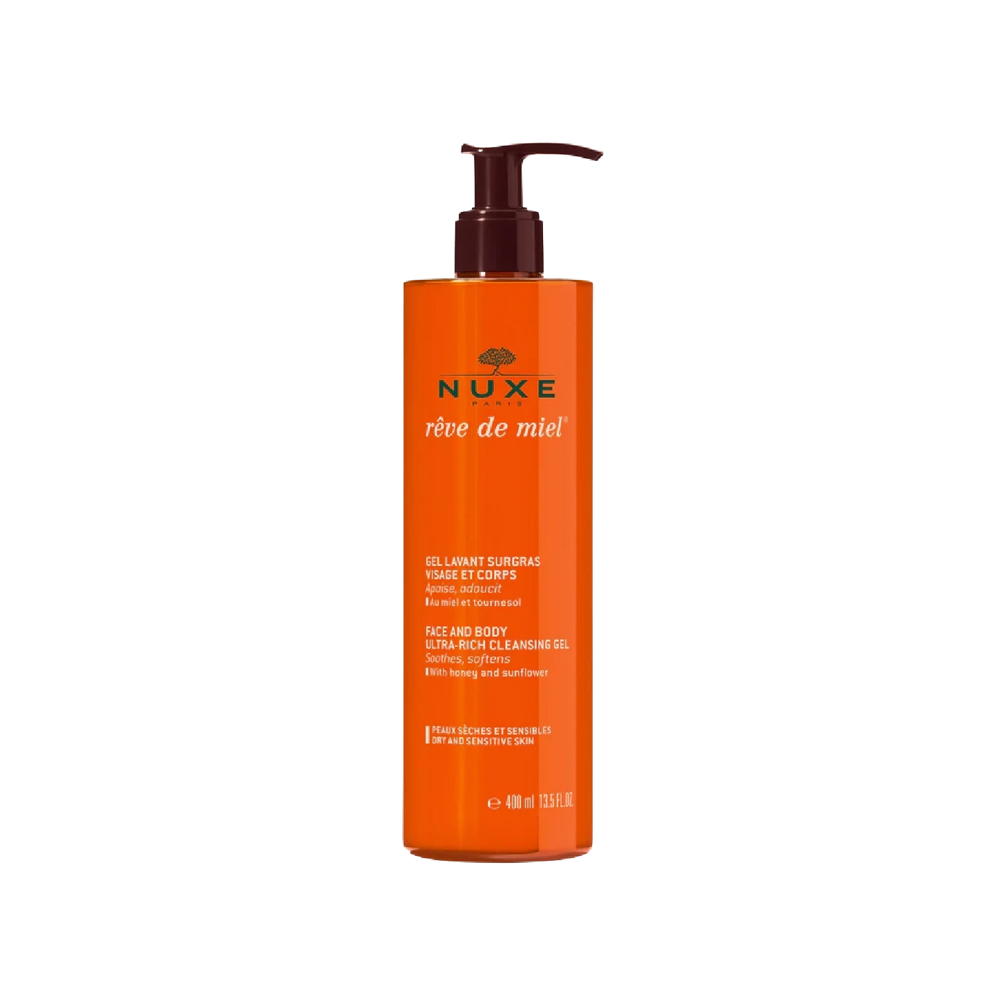 Nuxe Rêve de Miel Gel Lavante de Rosto e Corpo 400ml