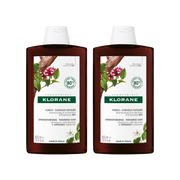 Champú orgánico Klorane Quinina y Edelweiss 400 ml x 2 unidades
