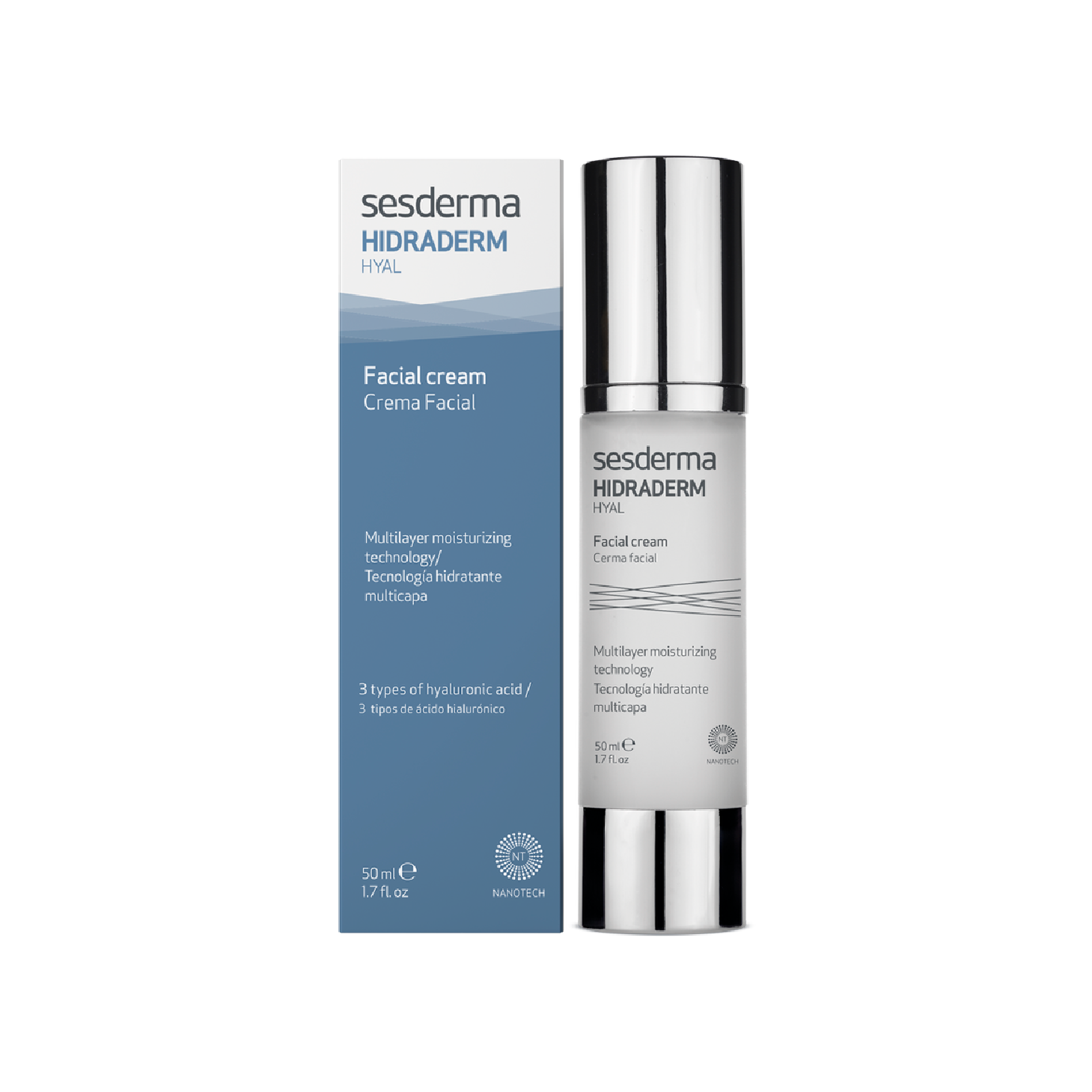 Crema facial Sesderma Hidraderm Hyal 50 ml