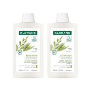 Champú de Avena Klorane 400ml x 2 Unidades
