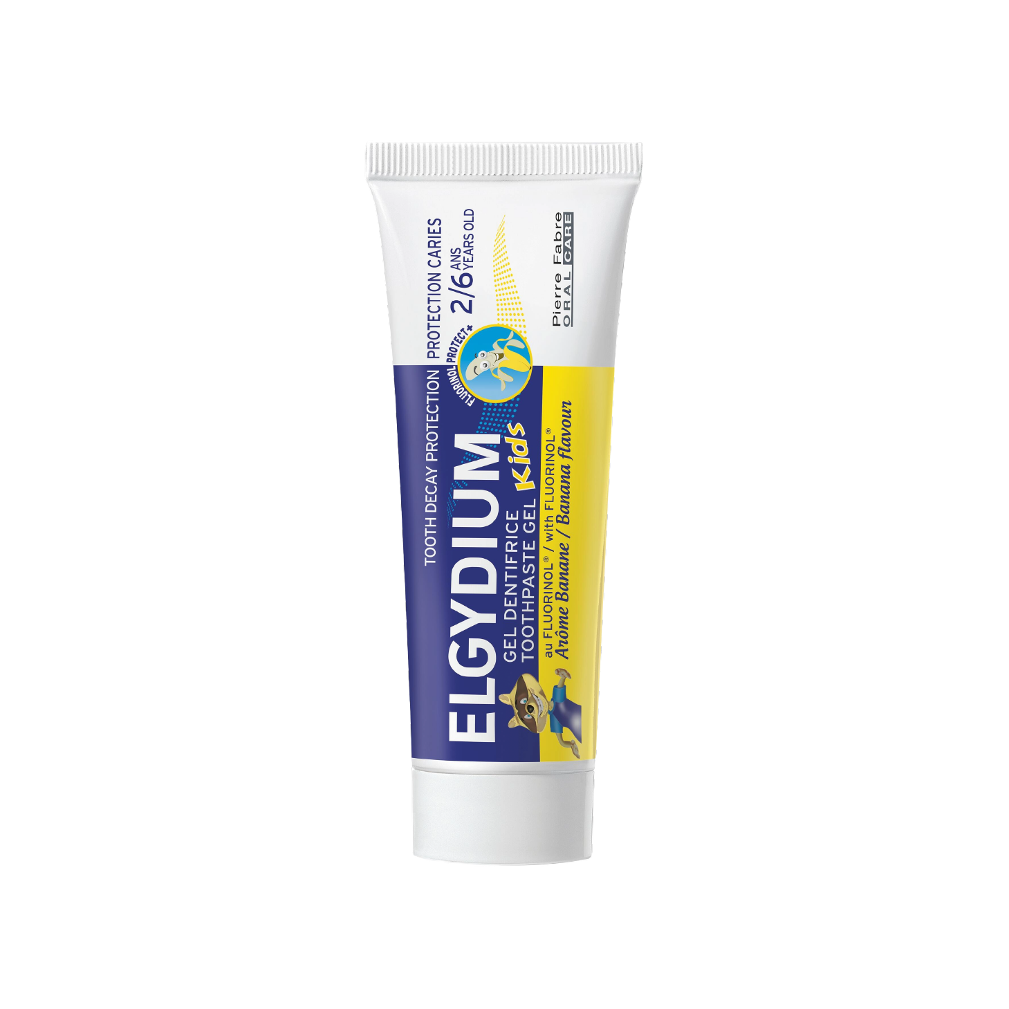 Elgydium Kids Gel Dentífrico Banana 50ml 2-6 Anos