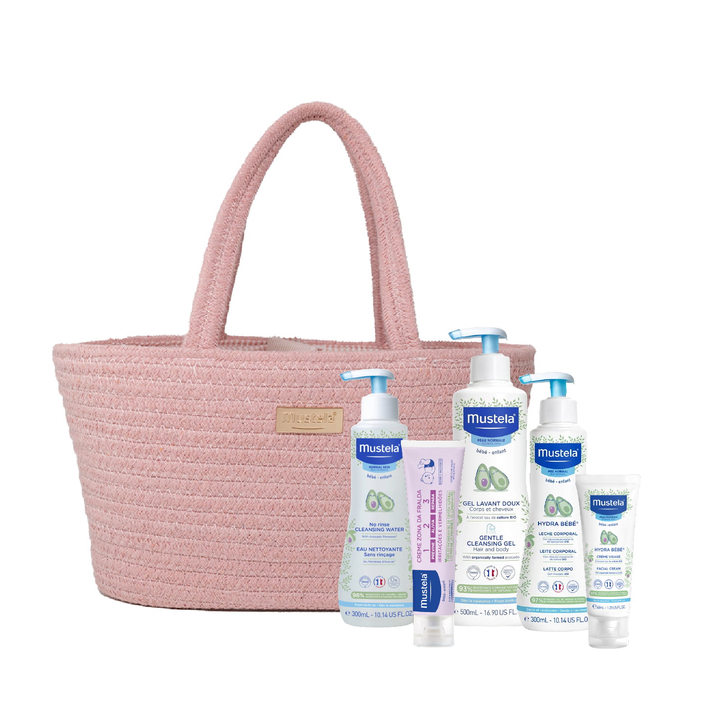 Mustela Cesta Os Essenciais Rosa