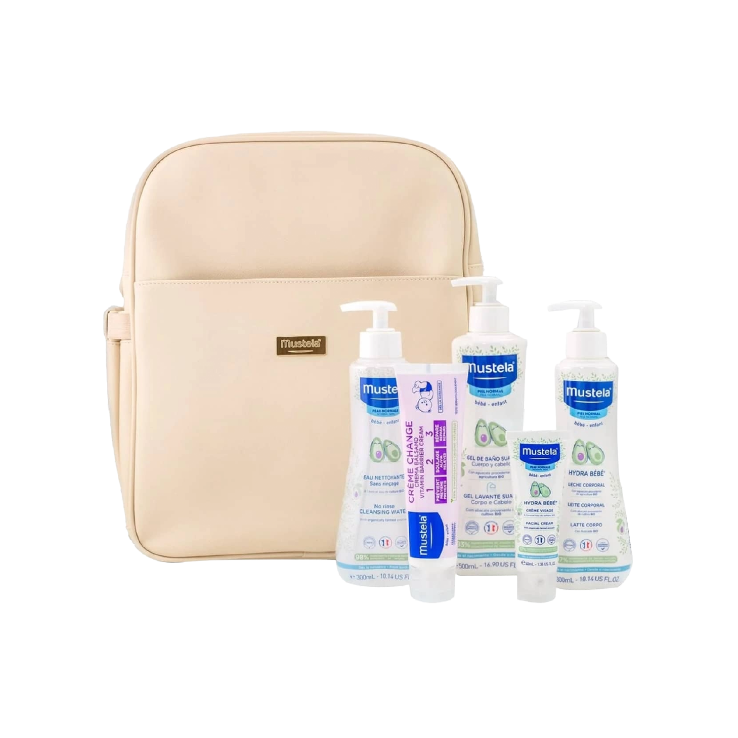 Bolso de maternidad Mustela Taupe