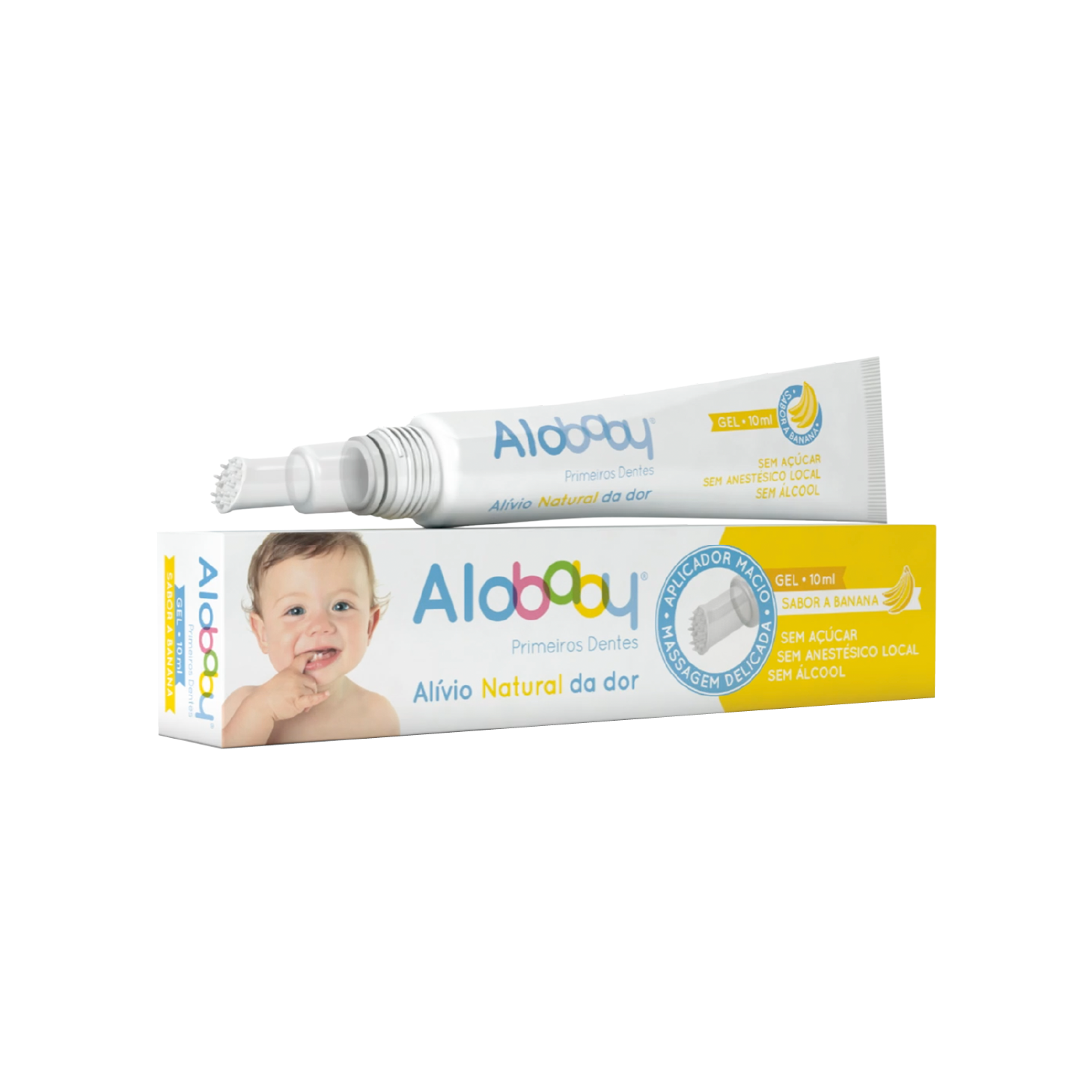 Alobaby Primeiros Dentes Gel Banana 10ml