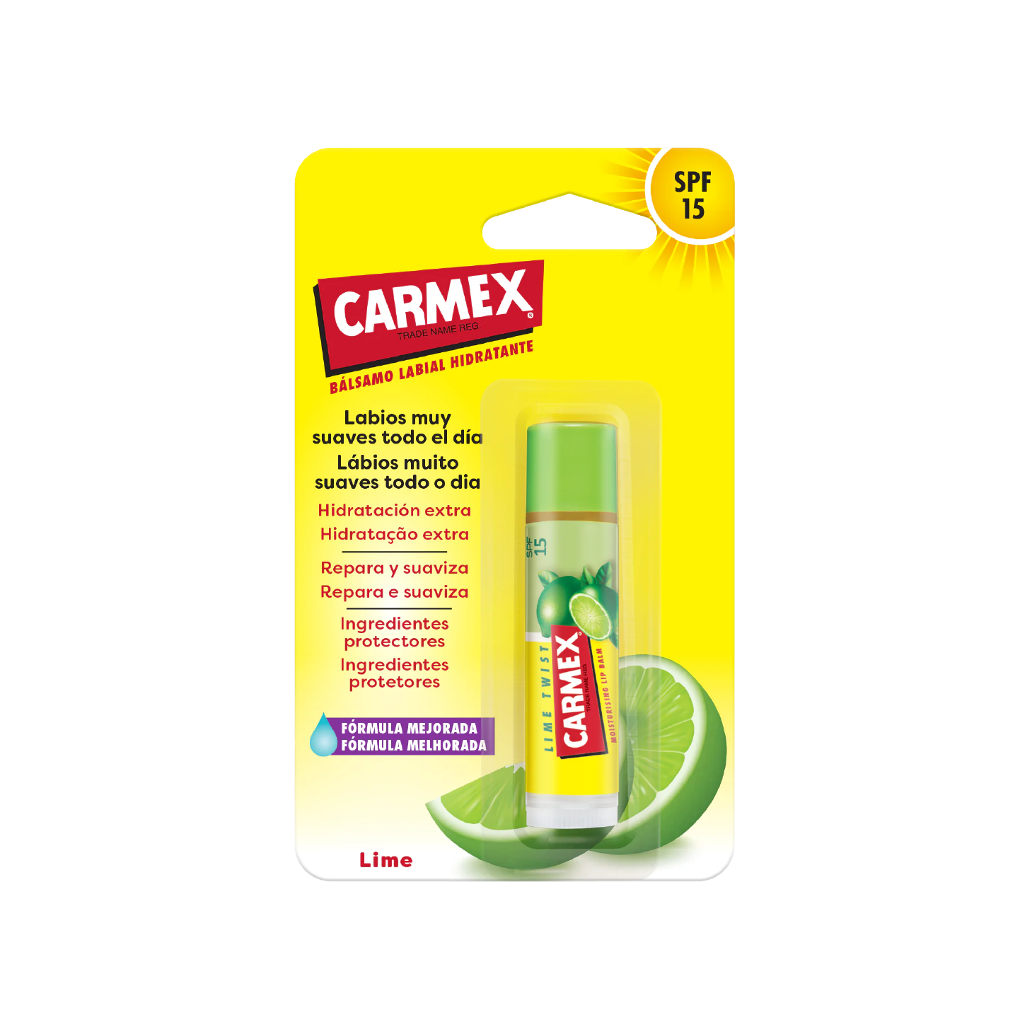 Carmex Stick Labial SPF15 Lima 4,25g