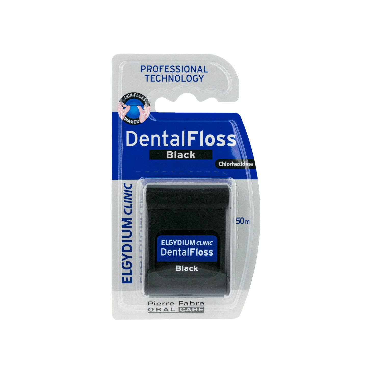 Elgydium Clinic Fita Dentária Black 50m