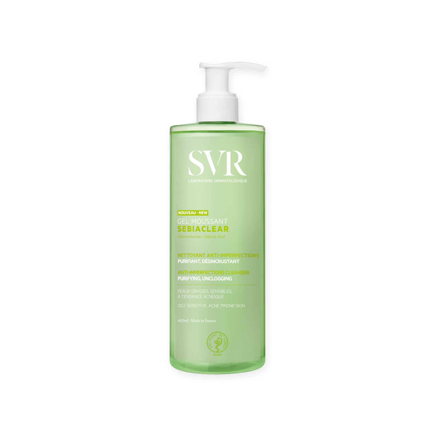 SVR Sebiaclear Gel Moussant 400ml