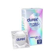 Durex Invisible Extra Lubrificado 12 Preservativos