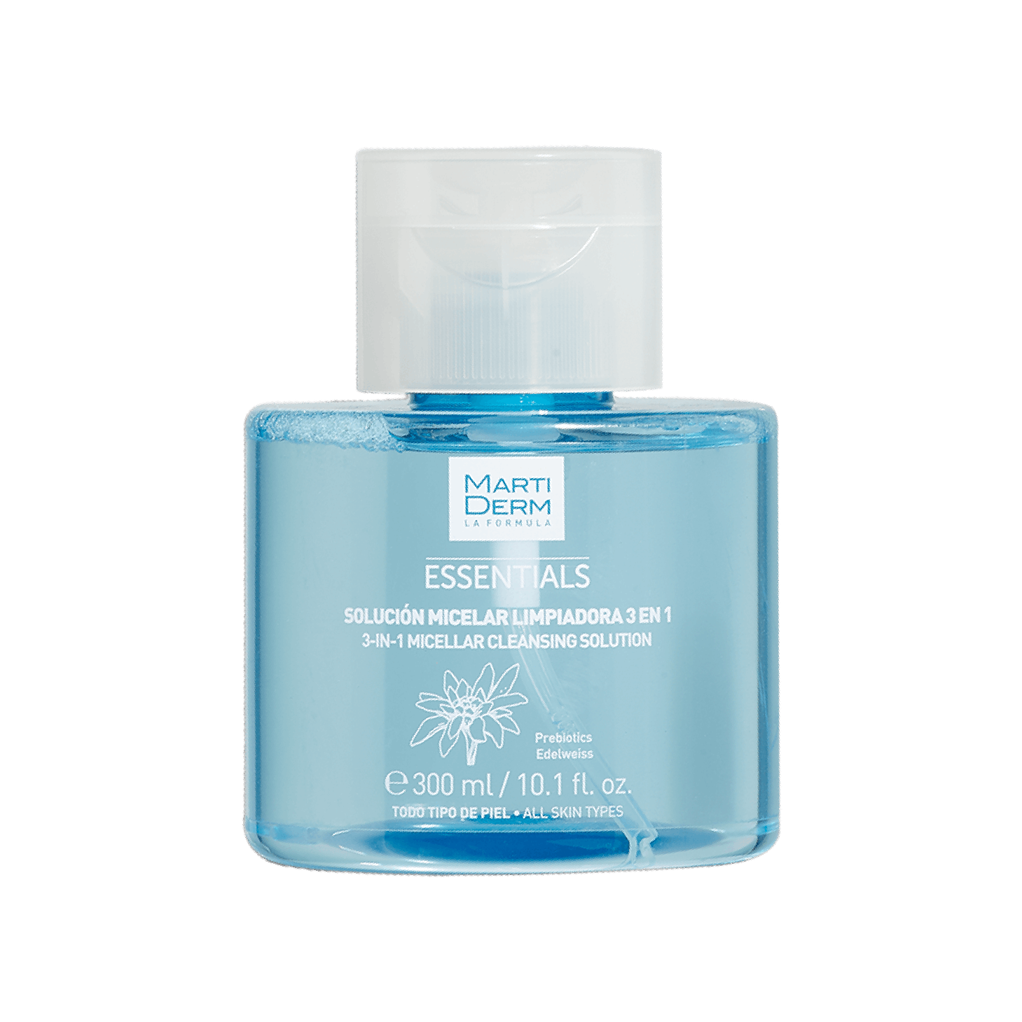 Martiderm Essentials Solução Micelar de Limpeza 3-em-1 300ml