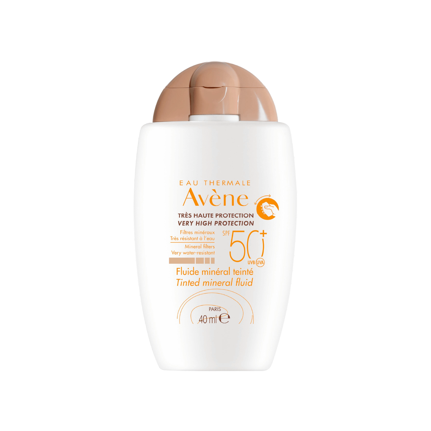 Avène Solar Fluido Mineral Com Cor SPF50+ 40ml