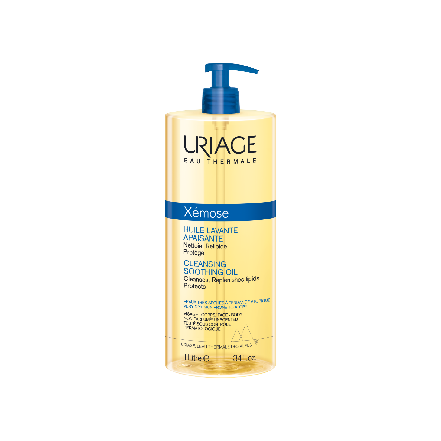 Uriage Xémose Óleo de Limpeza Duche e Banho 1L