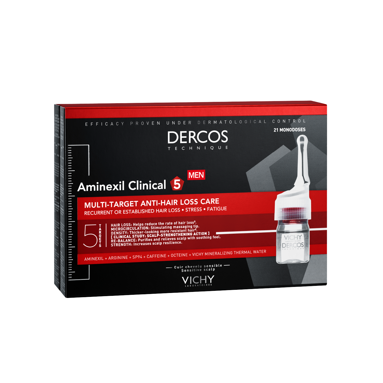 Vichy Dercos Aminexil Clinical 5 Homem 21 Ampolas