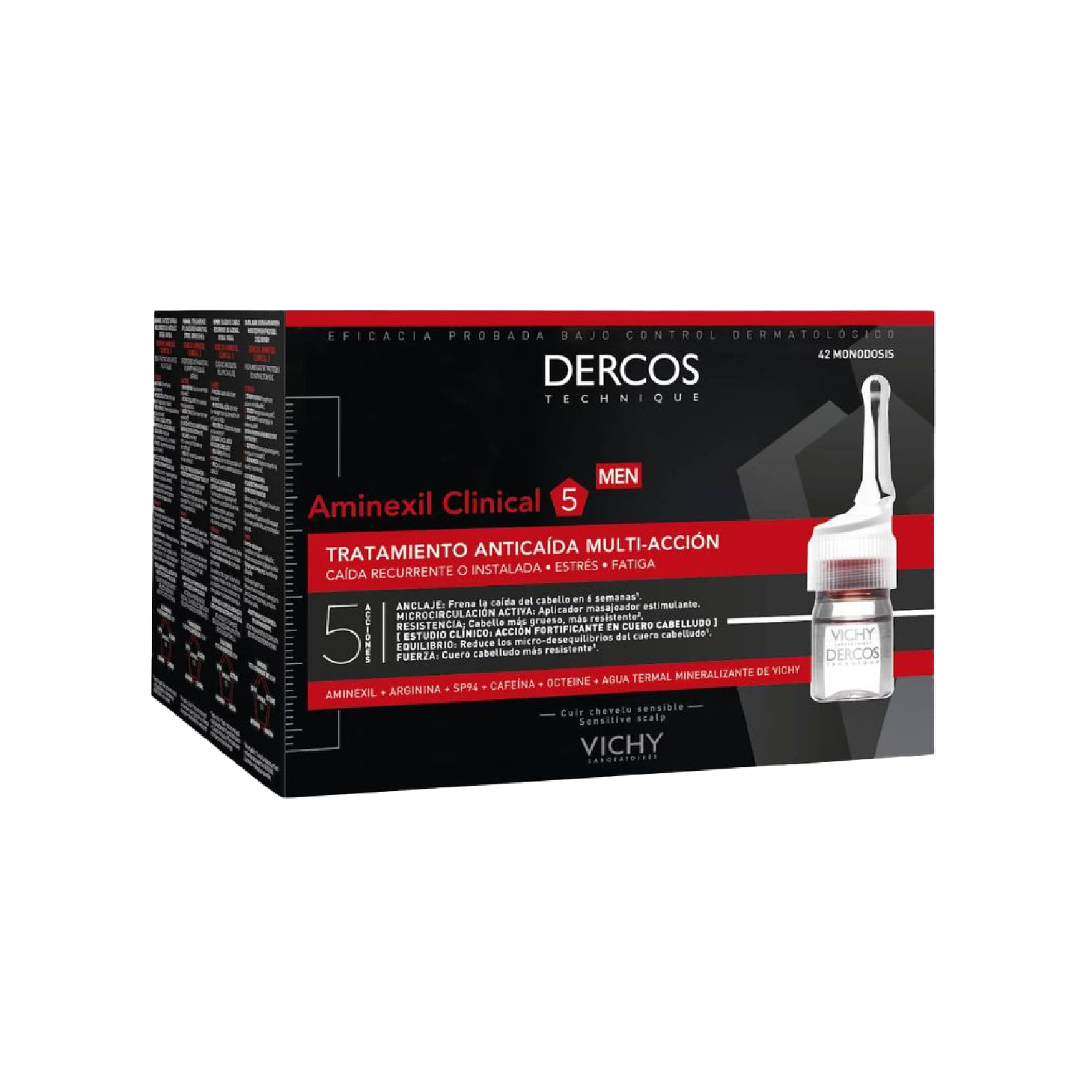 Vichy Dercos Aminexil Clinical 5 Homem 42 Ampolas