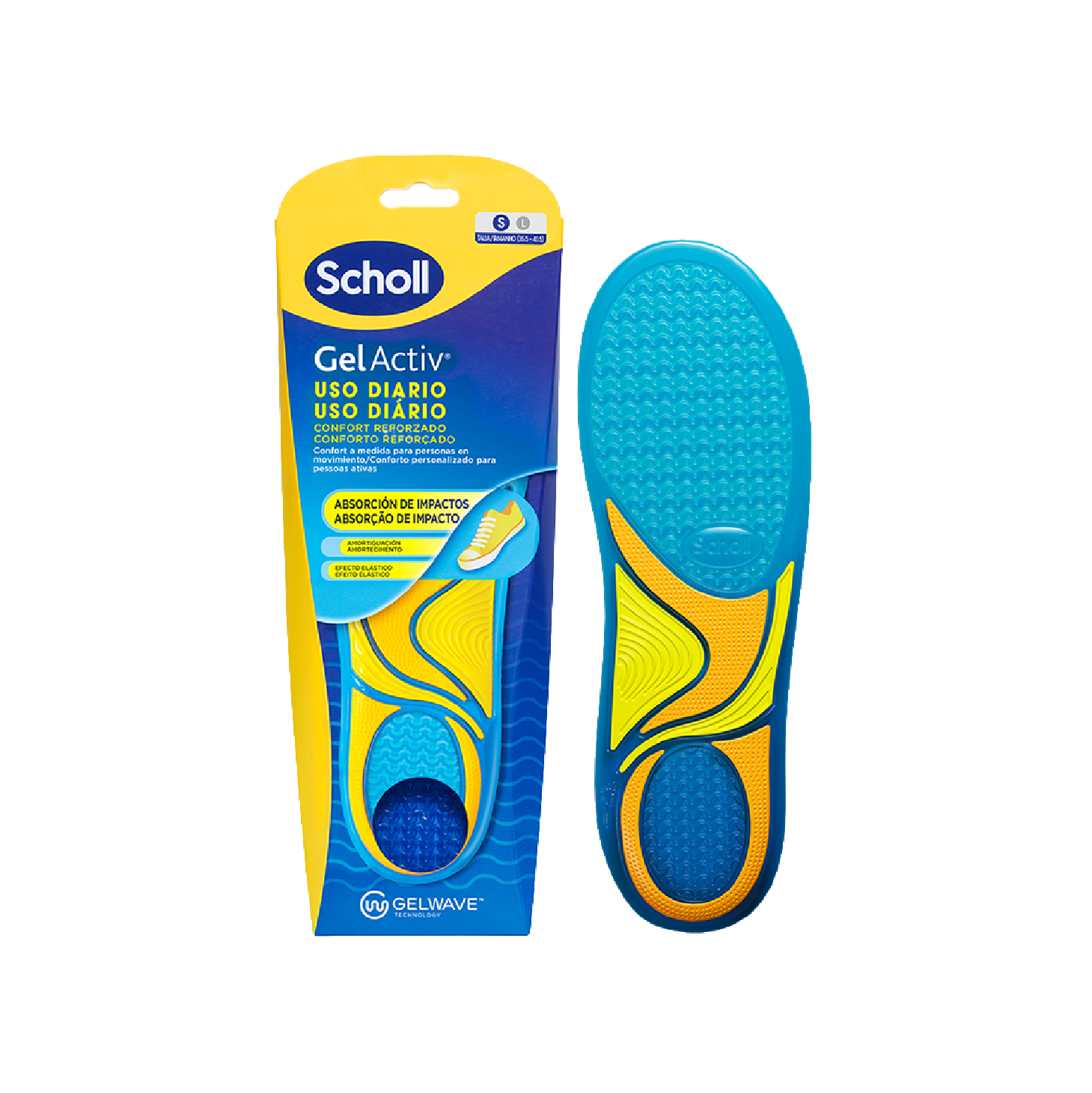 Scholl Gelactiv Palmilhas Uso Diário Mulher x 2 Unidades